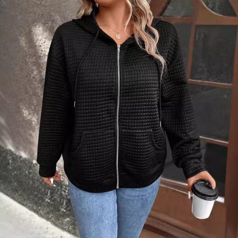 Damen Sweatjacke mit Kapuze für den Frühling