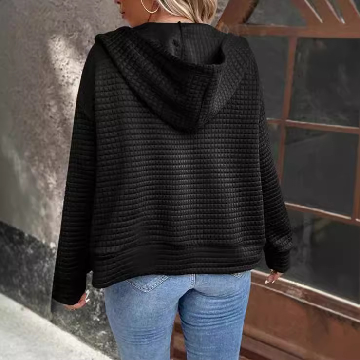 Damen Sweatjacke mit Kapuze für den Frühling