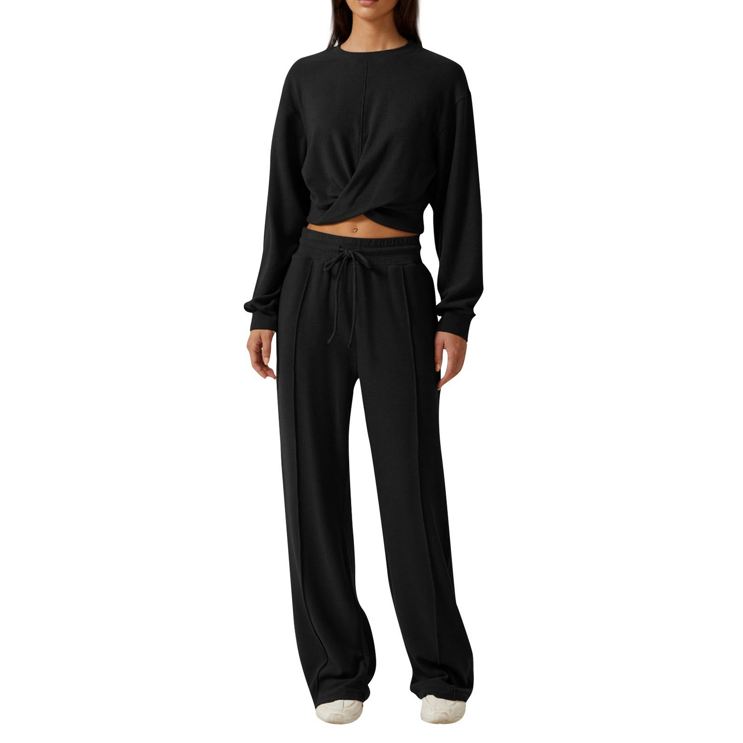 Damen zweiteiliges Set mit Jogginghose und Pullover