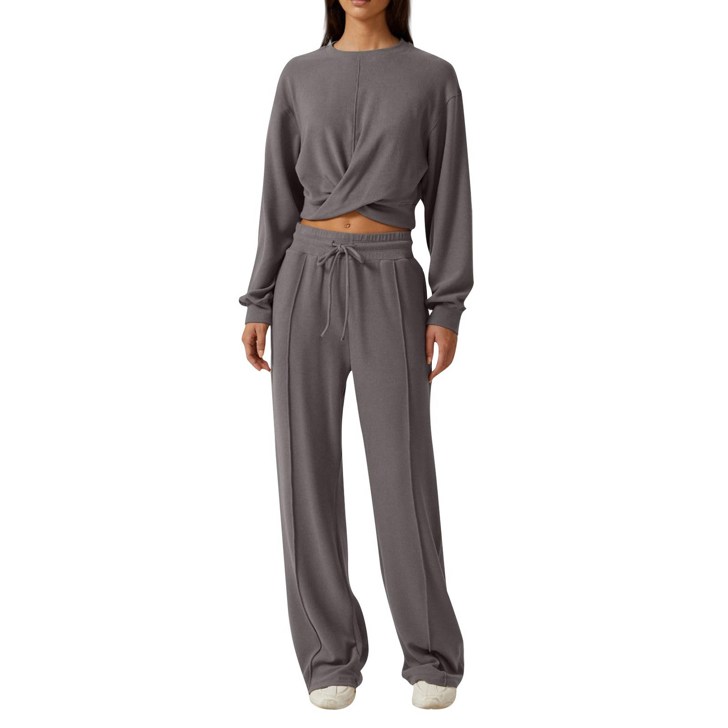 Damen zweiteiliges Set mit Jogginghose und Pullover