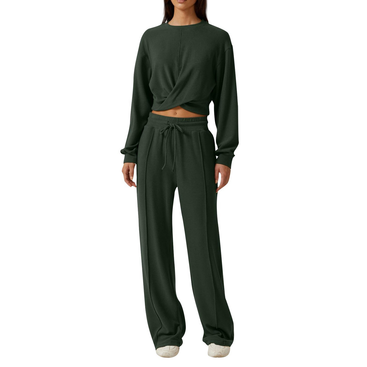Damen zweiteiliges Set mit Jogginghose und Pullover