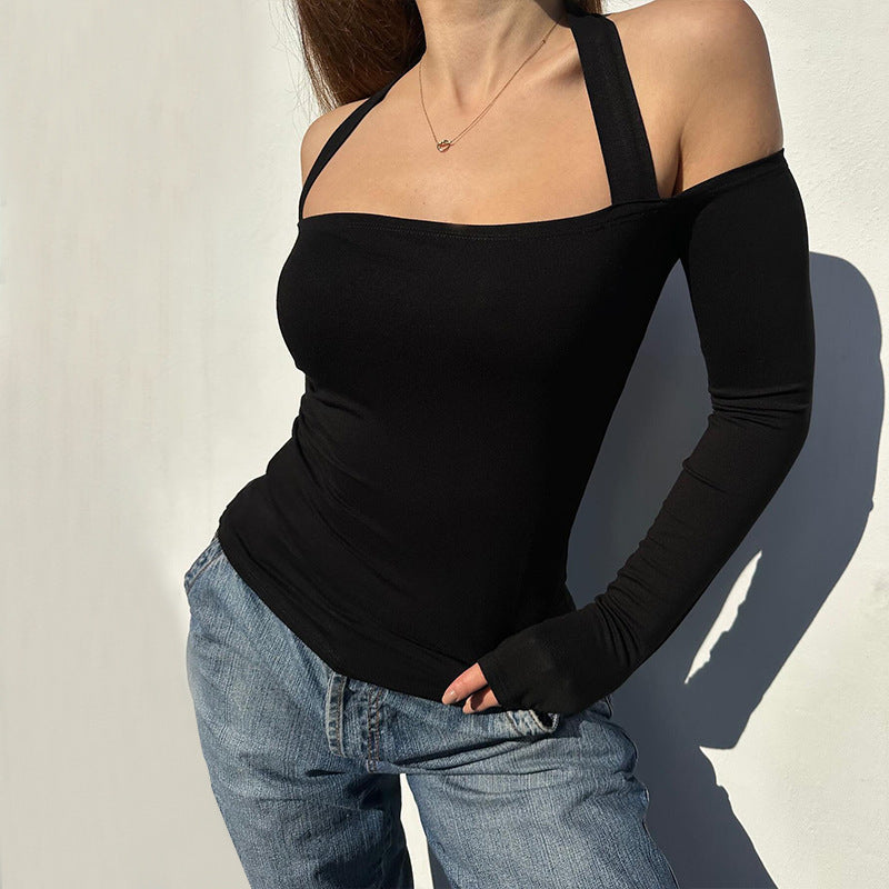 Damen Off-Shoulder Langarmtop mit innovativem Design WOLFF