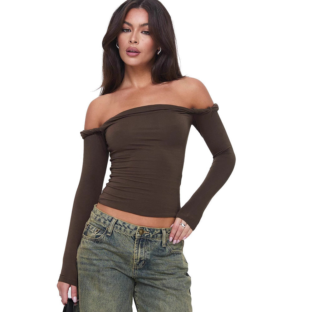 Damen Off-Shoulder Langarmtop WOLFF