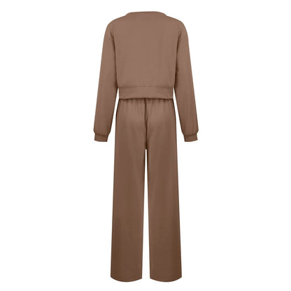 Damen zweiteiliges Set mit Jogginghose und Pullover