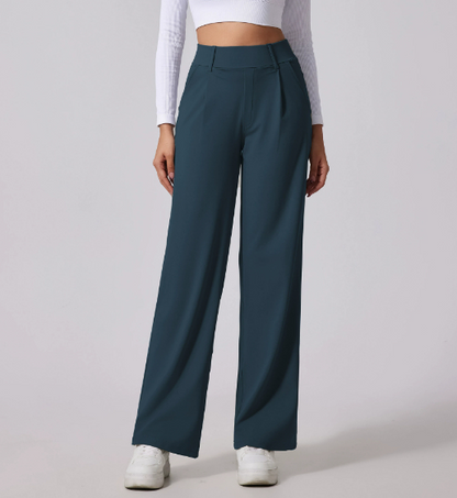 Damen bequeme Hose mit weitem Bein