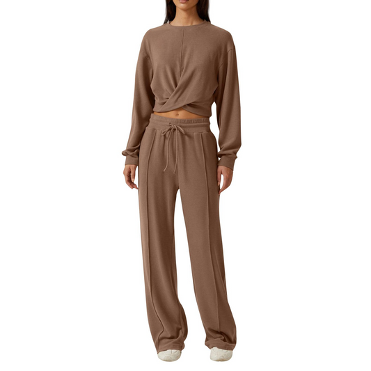 Damen zweiteiliges Set mit Jogginghose und Pullover