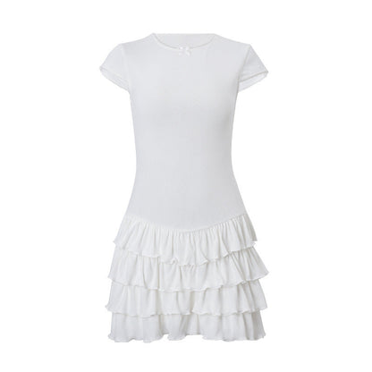 Damen Sommerkleid mit verspieltem Volantdesign