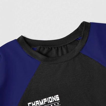 Damen verspieltes Crop-Top mit sportlichem Grafikdruck und kurzen Ärmeln WOLFF