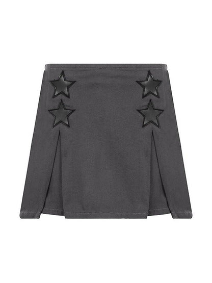 Damen Rock mit asymmetrischem Schnitt und dekorativen Sternapplikationen WOLFF
