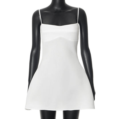 Damen Sommerliches Mini Kleid mit verstellbaren Spaghettiträgern und elegantem Schnitt WOLFF